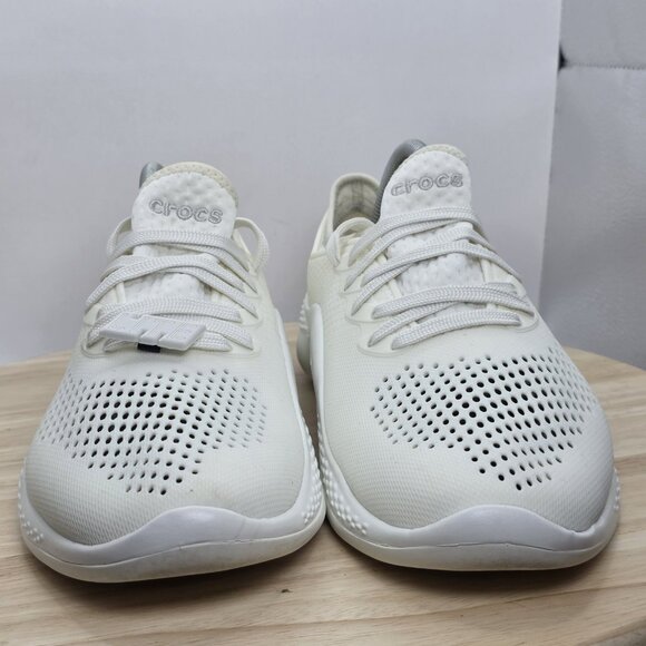Mens Size 8 - CROCS LiteRide 360 Pacer 206715 Running Casual Shoes White - Picture 2 of 9